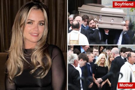 Martha Nolan-O’Slatarra’s boyfriend gives heartbreaking tribute at designer’s funeral after she was found dead on Montauk boat