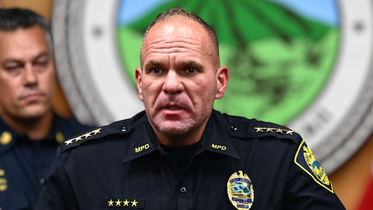 Maui Police Chief John Pelletier speaking