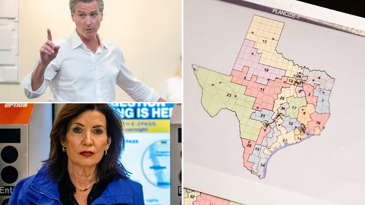 California and New York governors fight redistricting battle