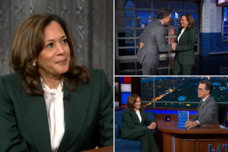 Kamala Harris complains ‘the system’ is ‘broken’ in Stephen Colbert interview after spending $1B on failed presidential campaign – suggests she won’t run in 2028