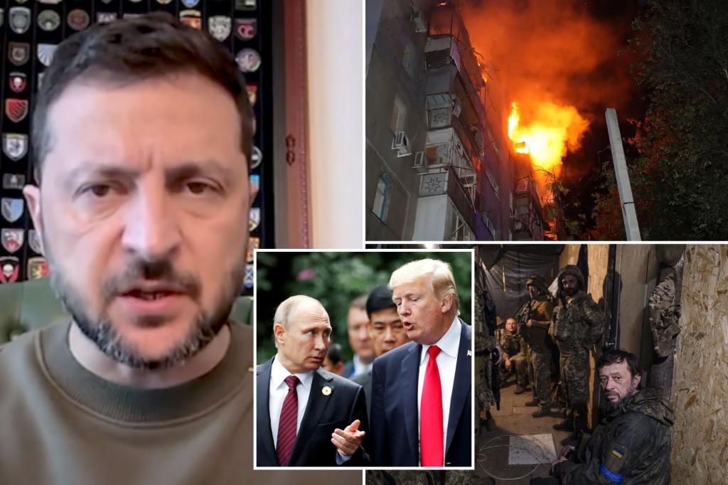 Zelensky vows Russia will not get any Ukrainian land seized during war as Trump prepares for meeting with Putin