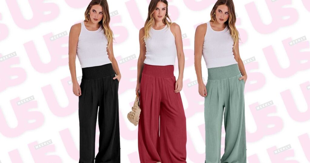 Over 2,000 Shoppers Adore These $35 Palazzo Pants That ‘Supports You Through Bloating’