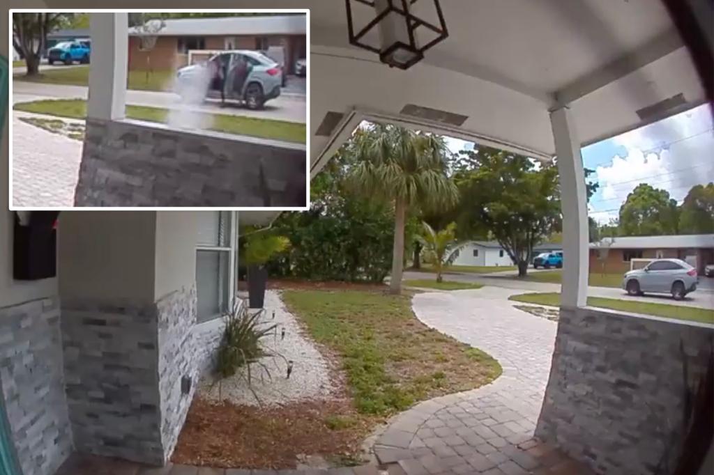 Doorbell camera captures gunmen opening fire on Florida home in broad daylight shooting