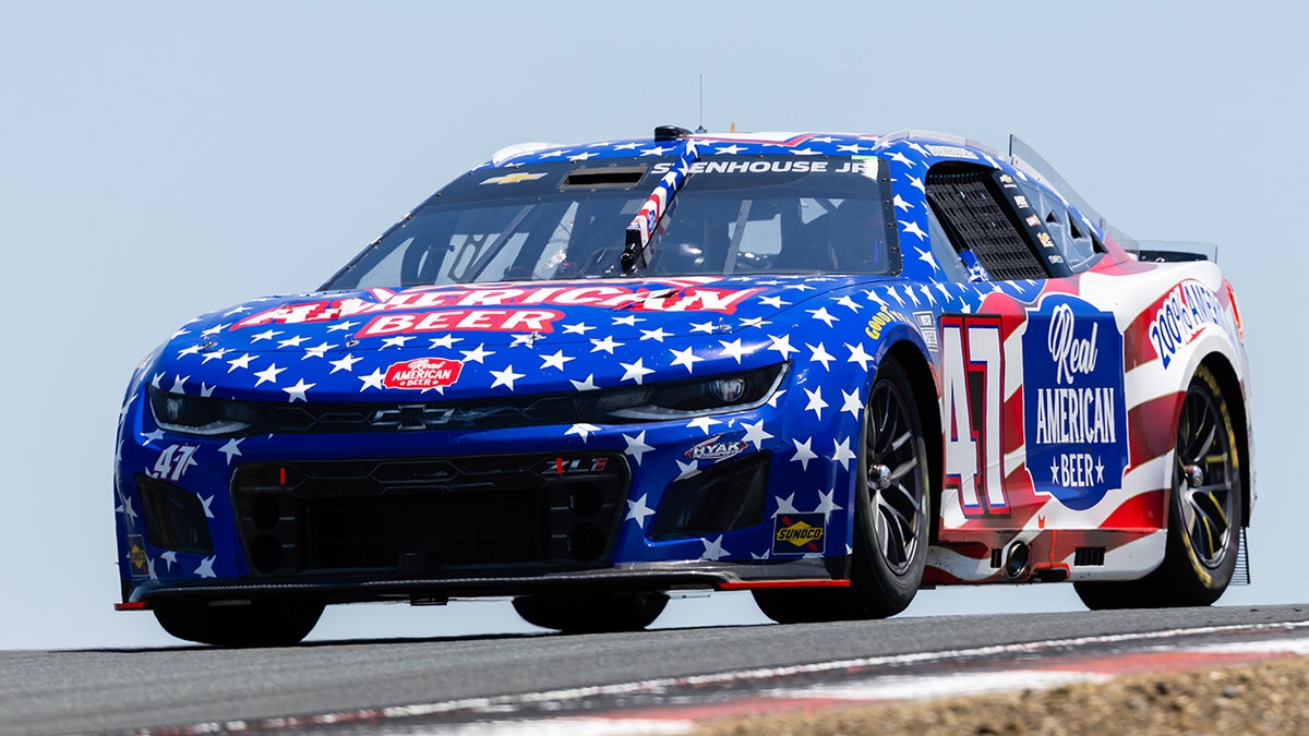 Stenhouse in Hulk car