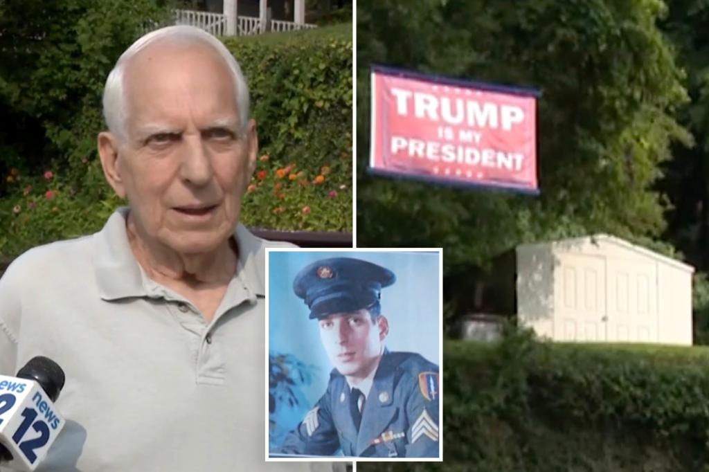 Vietnam vet fights NY village to keep ‘Trump is my president’ banner flying at his home: ‘They can’t get to it’