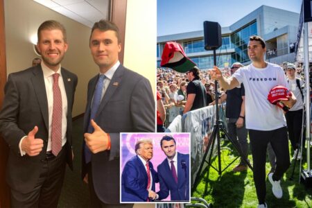 Eric Trump says prez saw Charlie Kirk as ‘second son’ — and calls assassination ‘the biggest mistake’ for left