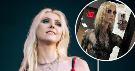 Taylor Momsen Poses Nude in Nothing But Black Body Paint for Her Band’s New Music Video