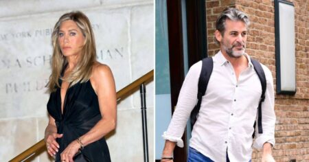 Jennifer Aniston and Boyfriend Jim Curtis Step Out For Dinner in New York City