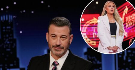 Jimmy Kimmel Was ‘Touched’ by Erika Kirk Forgiving Charlie Kirk’s Shooter: ‘A Selfless Act’