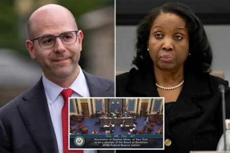 Senate confirms Trump Fed pick Stephen Miran as appeals court blocks effort to oust embattled banker Lisa Cook