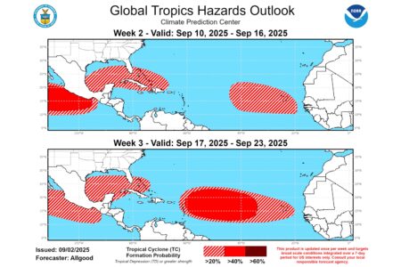 Florida Surrounded by Potential Tropical Storms in September Forecast