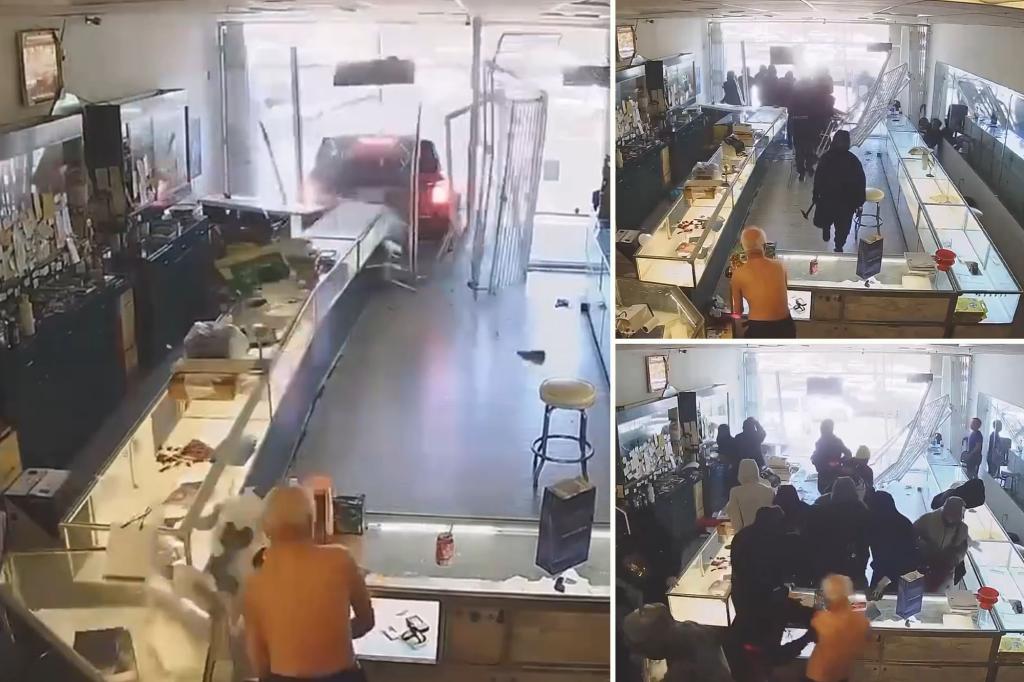 Elderly California jewelry store owner assaulted by gang of masked thieves during smash-and-grab robbery: ‘Made my blood boil’