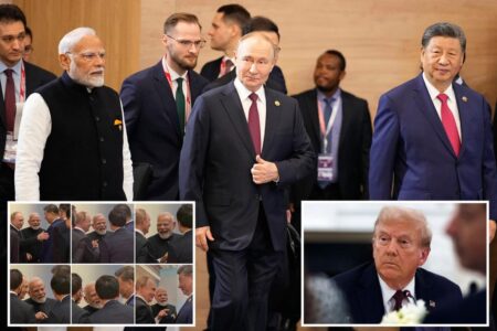 Trump’s snarky takedown of Russia and India cozying up to ‘deepest, darkest’ China