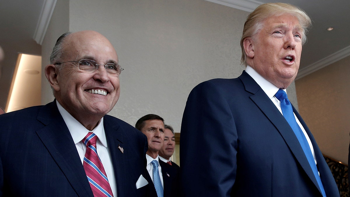 Trump with Rudy Giuliani