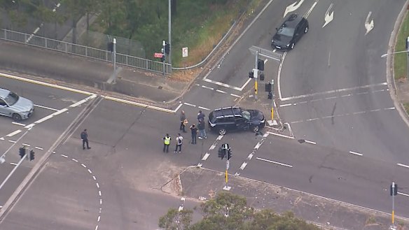 The police operation occurred along The River Road at Revesby.