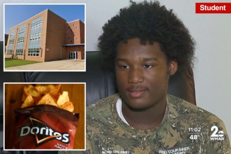 Teen swarmed by armed cops when school’s AI security system mistakes bag of Doritos for gun