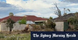 Clean-up underway after severe storms lash Victoria