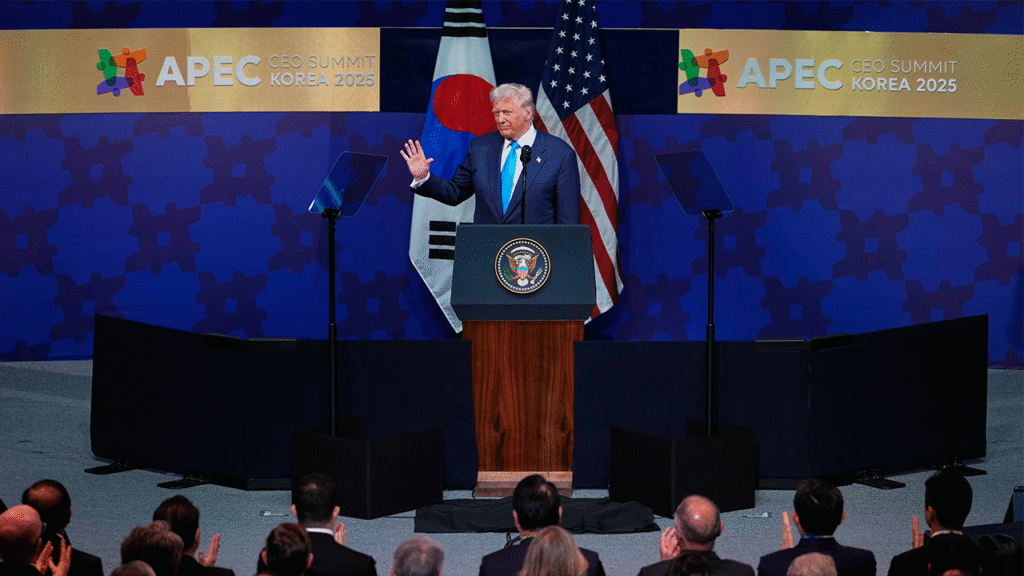 Trump visits South Korea as he attempts to secure billions in investment