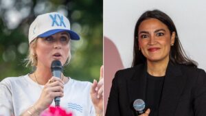 Riley Gaines fires back at 'self-absorbed, misogynistic socialist' AOC over transgender sports stance