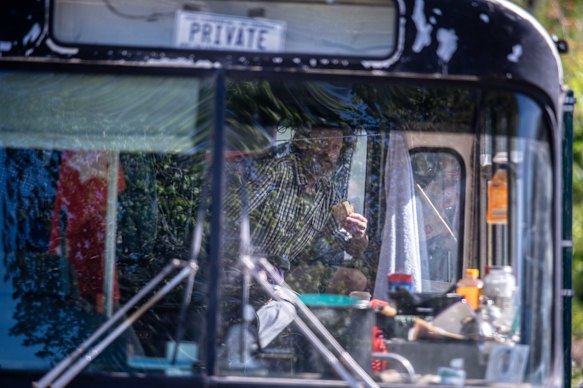 Council officers have written to Williamstown businesses stating that without police support, they are unable to move Adam David Tucker, who is living in a bus in Nelson Place, Williamstown.