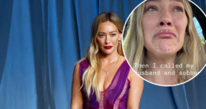 Hilary Duff Breaks Down in Tears After Accidentally Spilling Coffee in Her Balenciaga Purse: ‘Sobbed’