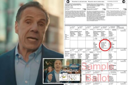 Andrew Cuomo’s latest NYC mayoral campaign vid shows voters where to find his buried name on ballot