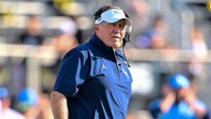 Bill Belichick defends struggling UNC football program using iconic Trump line