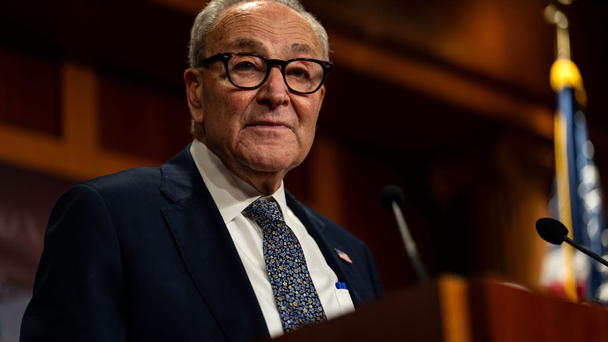 democrat senator chuck schumer is pictured