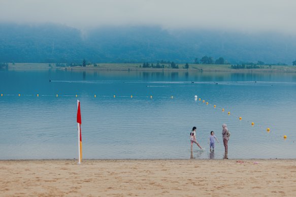 Penrith Beach, when it opened for the 2024 season.