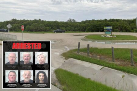 Six nudists busted in birthday suits for stripping down at the wrong Florida beach