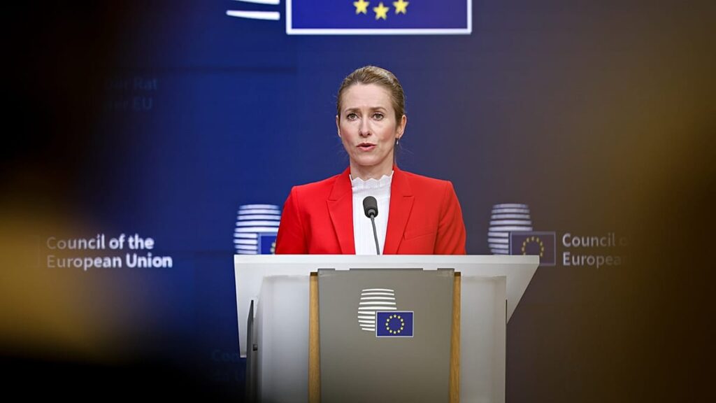 Peace deal should limit Russia's army, not Ukraine's, says Kaja Kallas