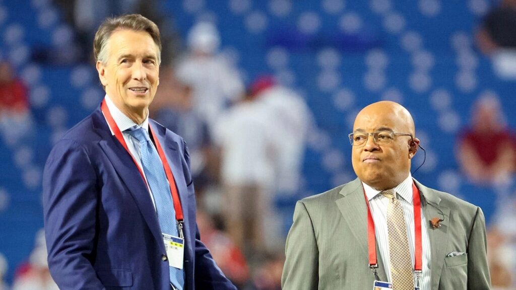 NFL broadcaster Cris Collinsworth makes government shutdown joke as Seahawks clobber Commanders