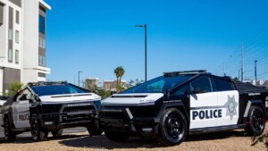 Las Vegas police roll out Tesla Cybertrucks worth up to $115K each after donation from tech billionaire