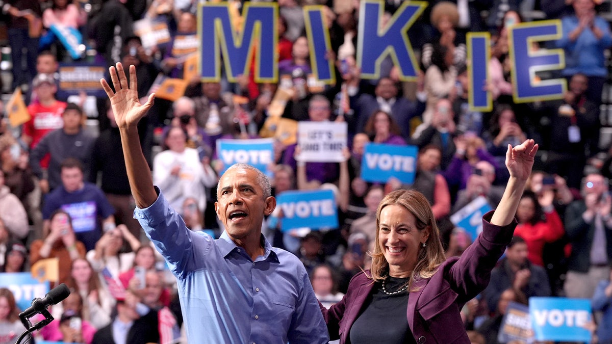 Obama and Mikie Sherrill