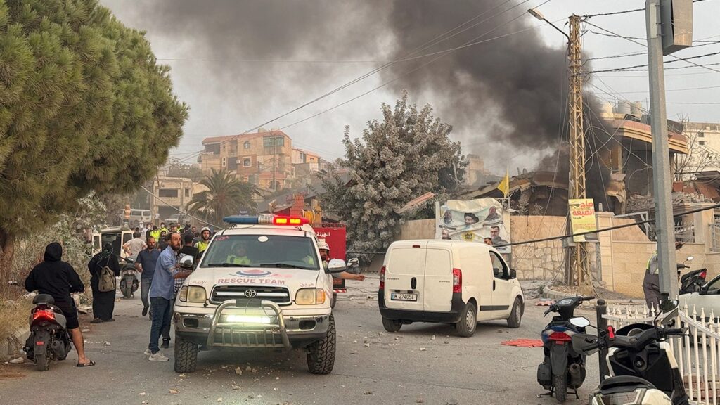 Israel says it is striking Hezbollah targets in Lebanon