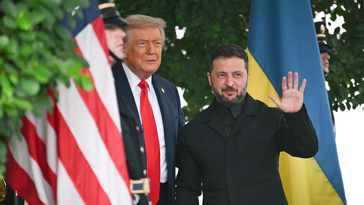 Trump and Zelensky