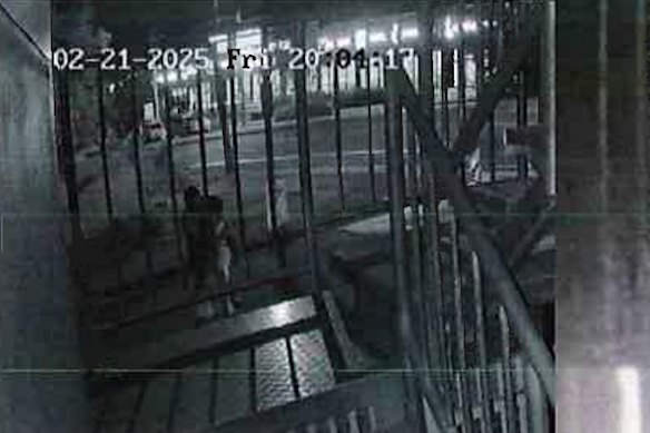 When Jesse Beale finds Crystal Beale on Laurier Street in Annerley and walks her back towards his white Ranger.