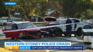 Police involved in head-on collision in Sydney’s west