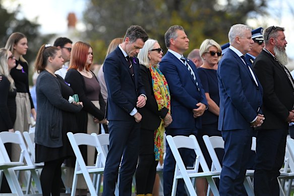 NSW Premier Chris Minns joins mourners at Molly Ticehurst’s funeral.