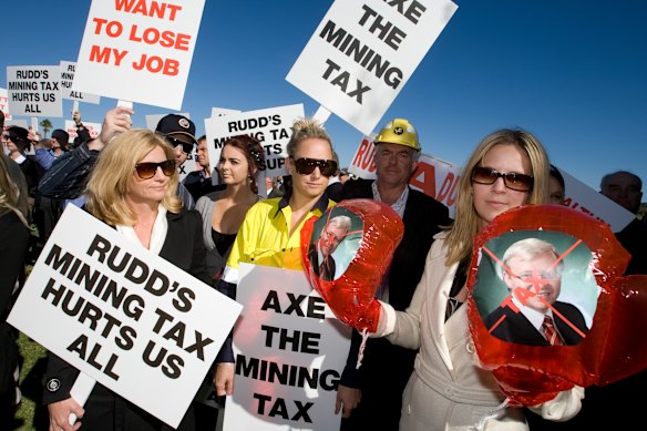 One of Labor’s most bruising battles was against the mining industry.