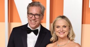 Amy Poehler Makes Rare Appearance With Boyfriend Joel Lovell for L.A. Dinner Date