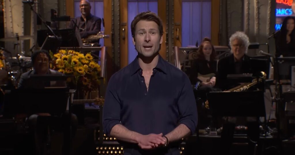 Glen Powell Flies UPS Driver to NYC to See Him on ‘Saturday Night Live’ to Settle 4-Year-Old Score