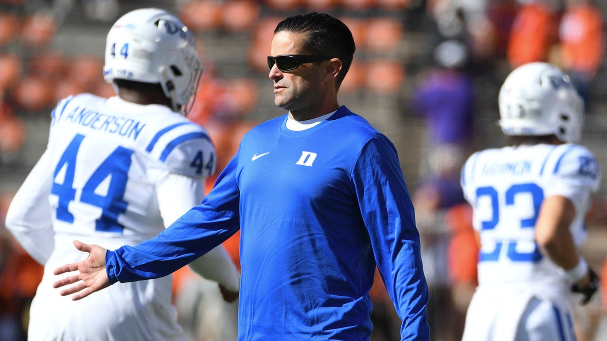 Duke coach Manny Diaz