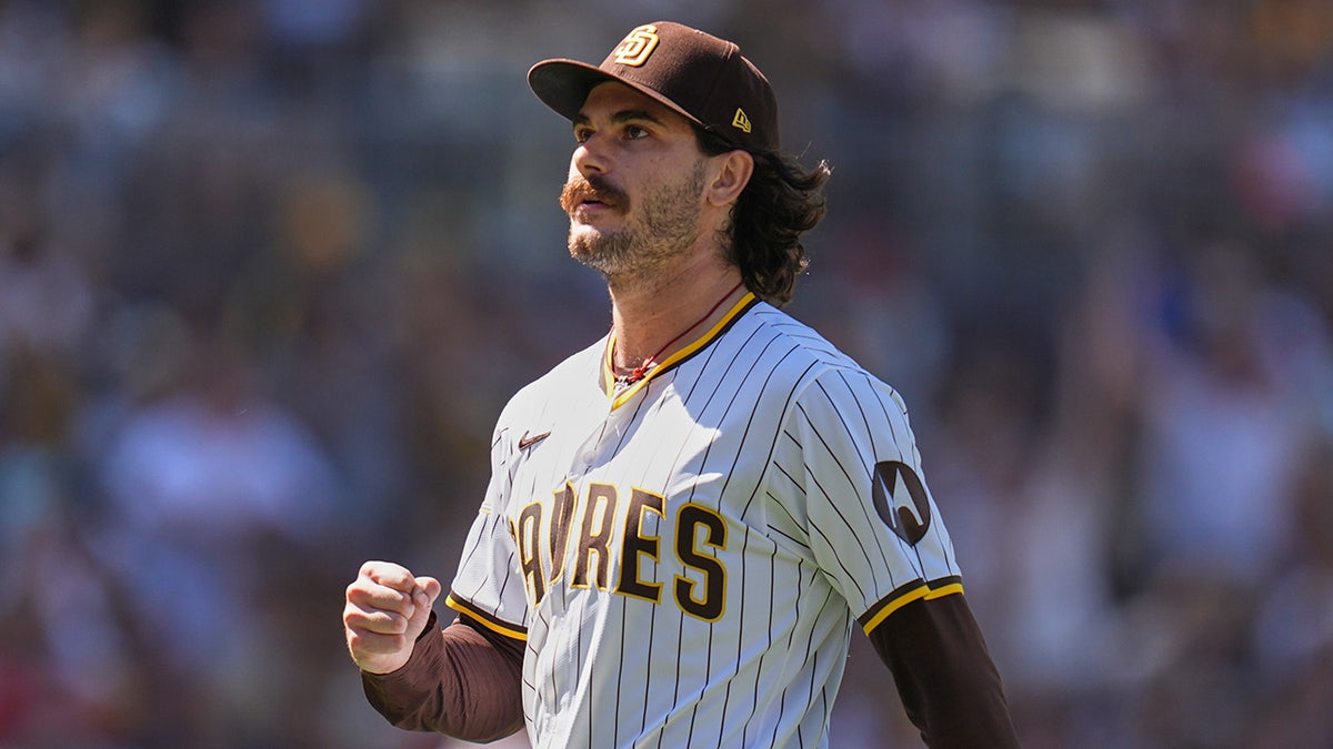 Dylan Cease celebrates