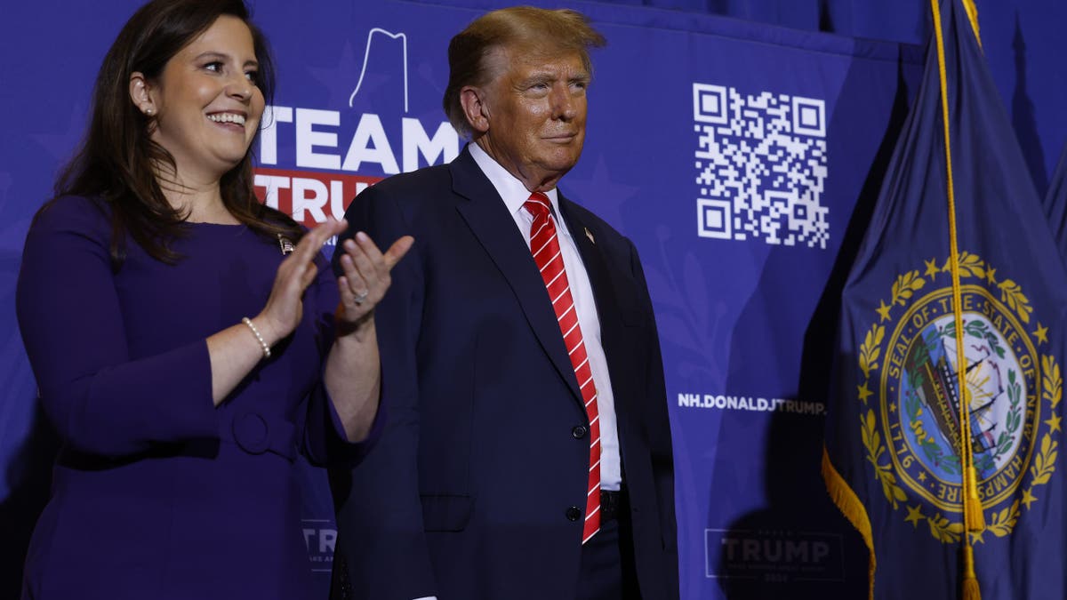 Elise Stefanik with Donald Trump