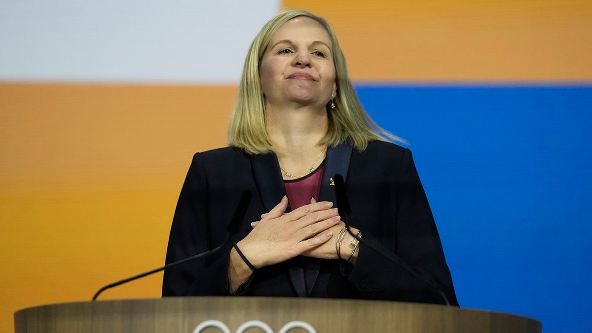 Kirsty Coventry reacts to earning IOC leadership