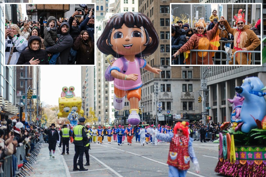 The 99th Annual Macy's Thanksgiving Day Parade kicks off the holiday season in NYC: photos