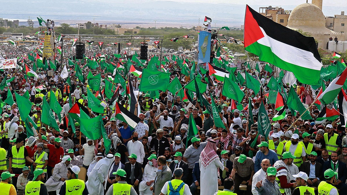 Muslim Brotherhood supporters in Jordan
