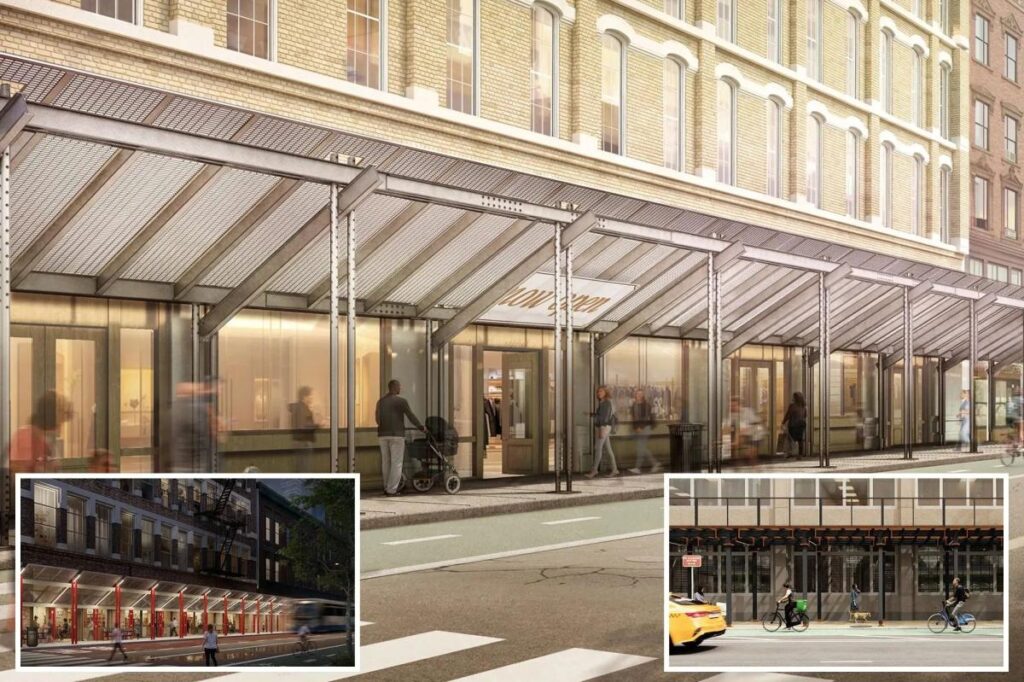 NYC unveils futuristic new sidewalk sheds set to replace unsightly scaffolding