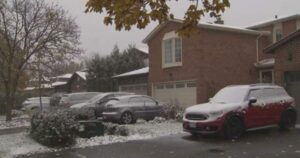 Southern Ontario, parts of Quebec see 1st snowfall of the year